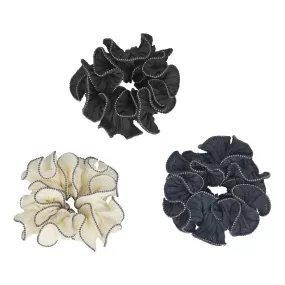 SMALL FRILL SCRUNCHIE BUNDLE OF 3