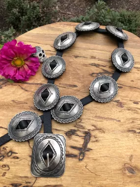 Sterling Silver Concho Belt