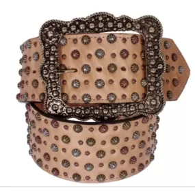 Tan Studded Belt