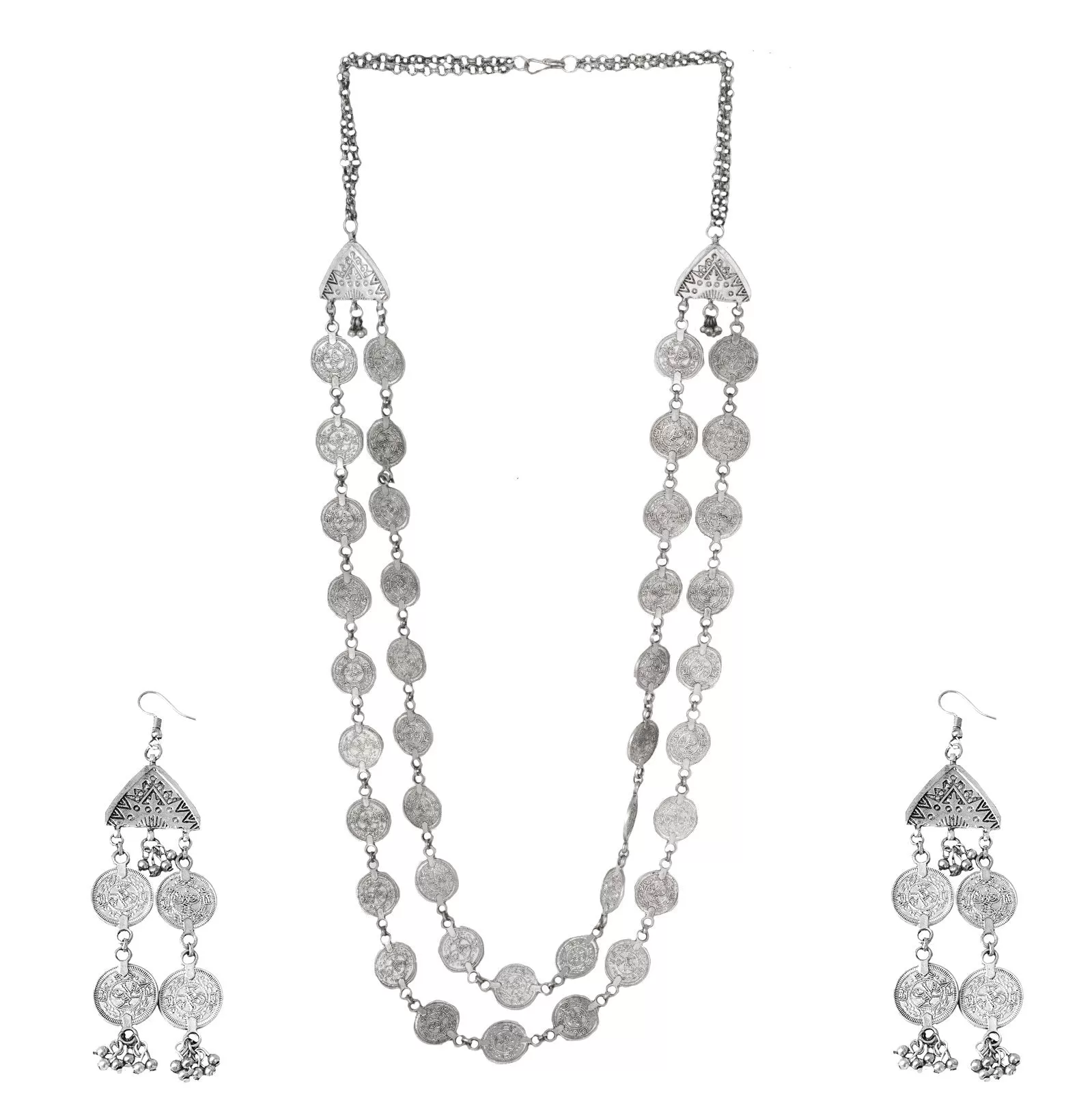 Teejh Kaushiki Silver Oxidised Jewelry Gift Set