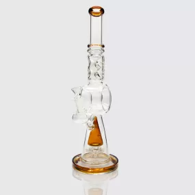 Tesla Party Glass Bong - Orange