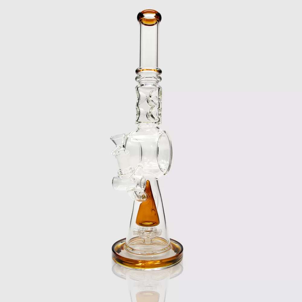 Tesla Party Glass Bong - Orange