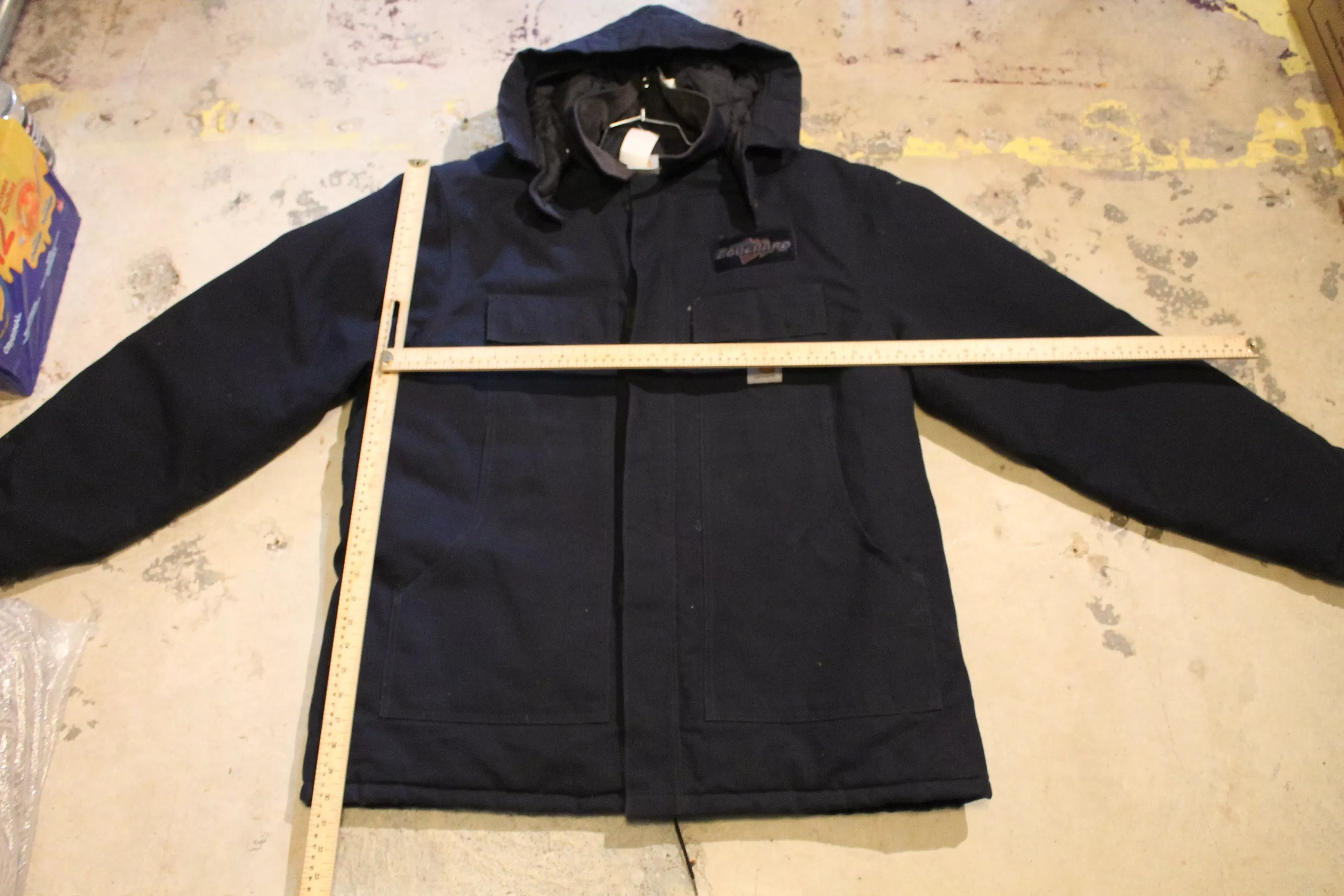 Vintage 1990s Carhartt Detachable Hooded Chore Coat / Workwear Jacket / Streetwear Fashion / Made In The USA / Canvas Jacket